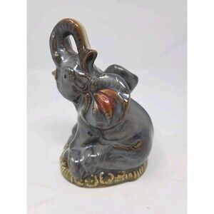 Elephant Collectible Ceramic Elephant  High Gloss, Detailed  Wonderful Colors